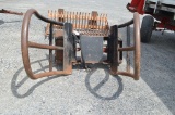 HLA heavy duty bale grabber, (fits JD 640 loader)