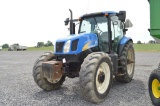 '05 NH TS130A tractor w/ 2406hrs, 4wd, 16 spd power shift w/ LH Reverser, 3pt, 540/1000 pto, 3 remot