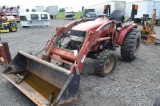 CIH DX33 w/LX114 loader, w/763hrs, 4wd, ROPS, toplink, 540 PTO (does not run, Elect problems)