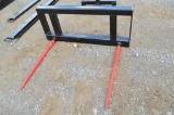 Skid mount double bale spear (new)