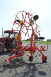 Pottinger 800 AZ 3pt 6 star tedder (field ready, nice)