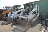 Bobcat T190 w/ 3628hrs, 60'' material bucket, cab w/ heat/AC, radio, foot controls, aux hyd, hyd qui