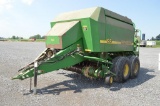 JD 100 Large square baler w/ tandems, 3x3 bales, small 1000 pto, Harvest Tech acid applicator & 464