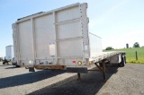 '91 Reitnoue 45' flat bed trailer w/ spread axle, VIN# 1RNF45A22MR000673 (Title)
