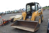 JD 317 skid loader w/ 3441 hrs, hyd quick att, hand & foot controls, aux hyd, 10-16.5NHS rubber, new