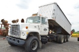 '78 Ford 8000 Custom Cab grain truck w/ 20' aluminum grain dump, 34,003mi, Fuller Roadrunner 8 spd t