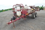 Miller Pro 500gal sprayer w/ 44' booms (controls in office)