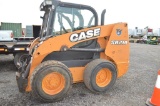 '14 Case SR210 skid loader w/ 5338hrs, aux hyd, manual quick att, cab, 2spd, pilot controls, (Sellin