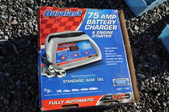 Duralast 75 amp battery charger and engine starter