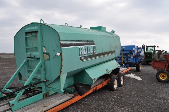Houle 4250 Truck roll off manure spreader, hyd pump drive)