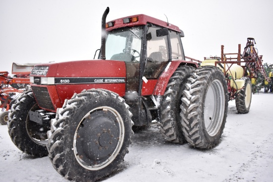 CIH 5130 tractor w/ 6920hrs, 4wd, 2 remotes, 540/1000pto, cab w/ heat/air, 3pt, 4spd power shift