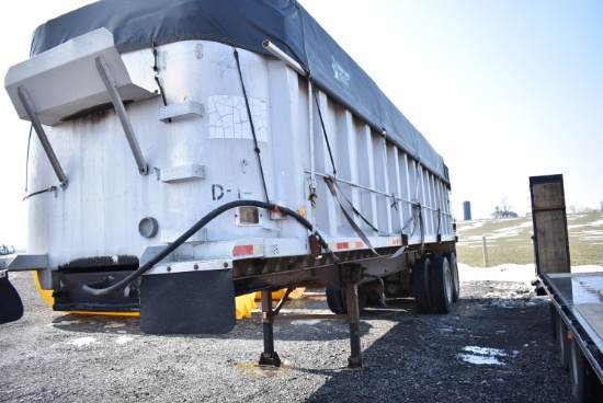 '75 30' semi dump trailer w/ grain door, VIN# 10888 (title delay)