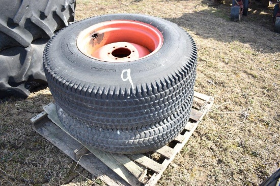 2- 355-80D20 tires on 6 bolt rim