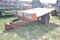 12' Flat bed dump wagon, single axle