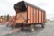 Meyer 18' rear unload forage wagon