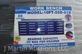 Steelman 10' 25 drawer workbench (blue)