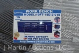 Steelman 10' 15 drawer workbench (blue)