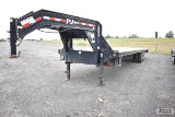 13 PJ 32' equipment trailer