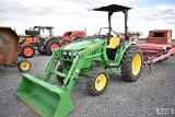 JD 4044M loader tractor