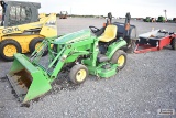 14 JD 1023E compact tractor
