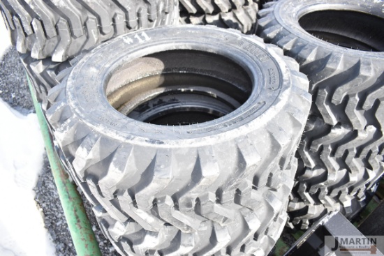 4- Camso 10-16.5 skid loader tires