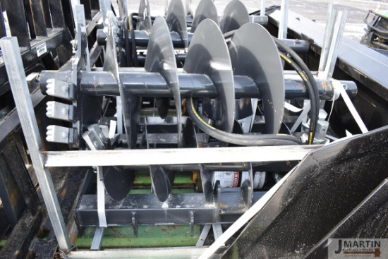 JCT skid mount post hole digger