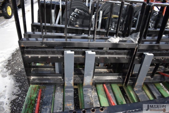 Kivel 4200lb walk thru pallet forks