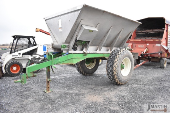 2015 Chandler stainless/alum high clearance fert spreader