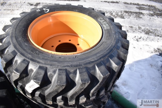 4x-Camso 12-16.5 skid loader tires on Case Rims