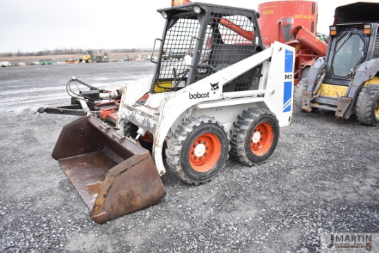 Bobcat 743 skid loader