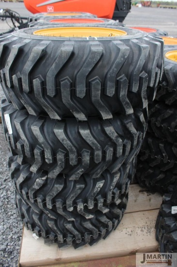 4- 12-16.5 skid loader tires