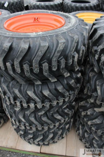 4- 12-16.5 skid loader tires