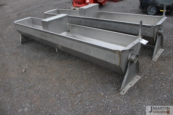 10' Stainless tip water trough