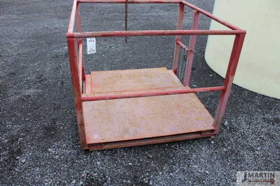 4'x4' Safety cage for forks