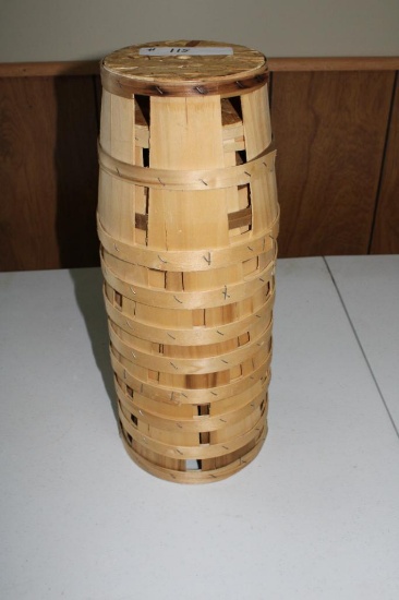 8- 1 quart wooden baskets
