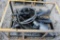 Mower King skid mount post hole digger w/ 15'', 13'' & 9'' bits