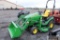 2017 JD 1025R compact w/ H120 loader