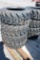 4- Forerunner 10-16.5 skid loader tires (x4)