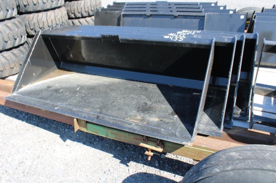 Kivel 78'' heavy duty skid mount material bucket