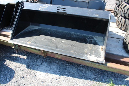 Kivel 66'' heavy duty skid mount material bucket