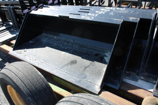 Kivel 60'' heavy duty skid mount material bucket
