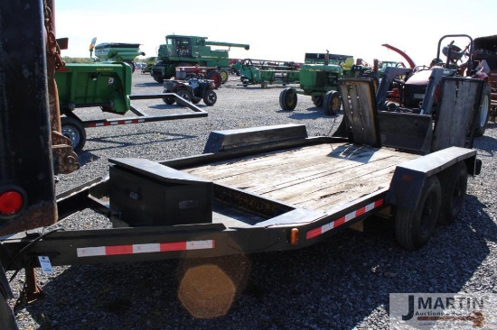 1981 Homemade 16' equipment trailer