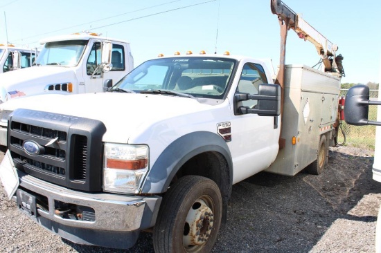 2008 Ford F550 utility service truck