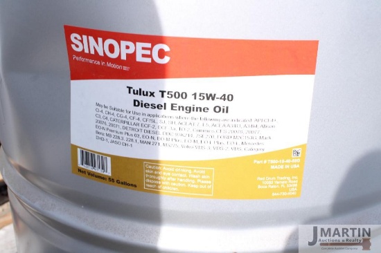 55gal Sinopec Tulux T500 15W-40 diesel engine oil