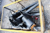Mower King skid mount post hole digger w/ 15'', 13'' & 9'' bits