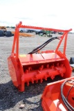 Agrotk heavy duty skid mount forestry drum mulcher