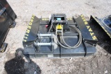 Agrotk heavy duty skid mount rotary mower
