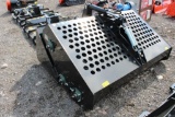 Topcat heavy duty skid mount landscape rake