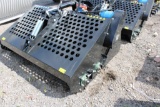 Topcat heavy duty skid mount landscape rake