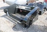 Agrotk heavy duty skid mount rock picker
